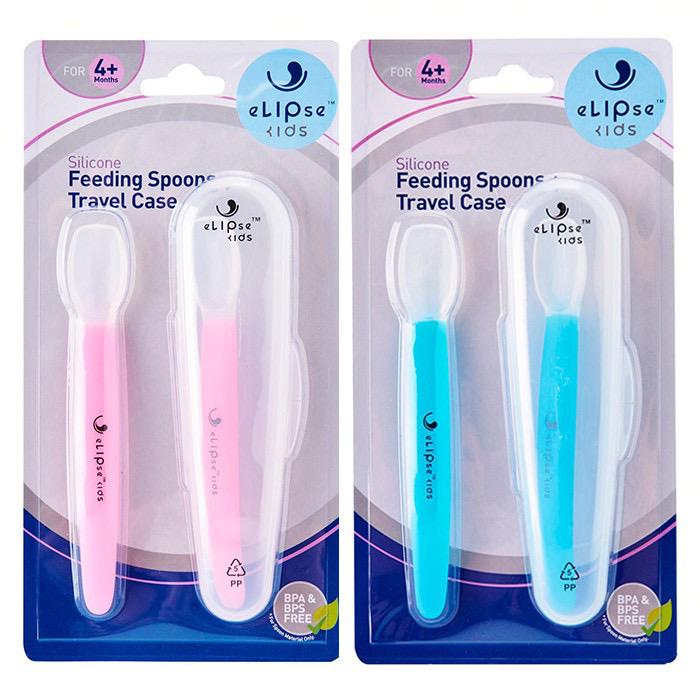 Elipse Silicone Weaning Spoons Travel Case