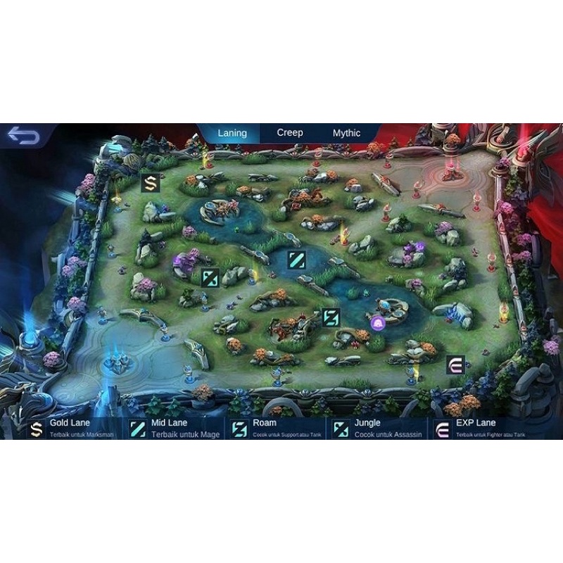 CETAK POSTER SPANDUK MAP PETA MOBILE LEGENDS/ML MAP PETA LAND OF DAWN MOBILE LEGENDS