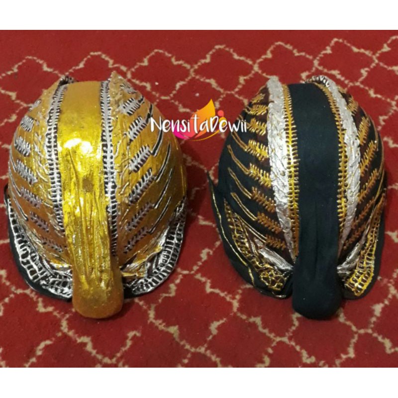 Blangkon Jogja Prodo Blok dan Lis / Blangkon Prodo Tebal