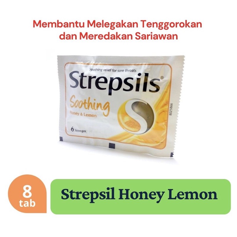 

Strepsils Honey Lemon - Permen Pelega Tenggorokan