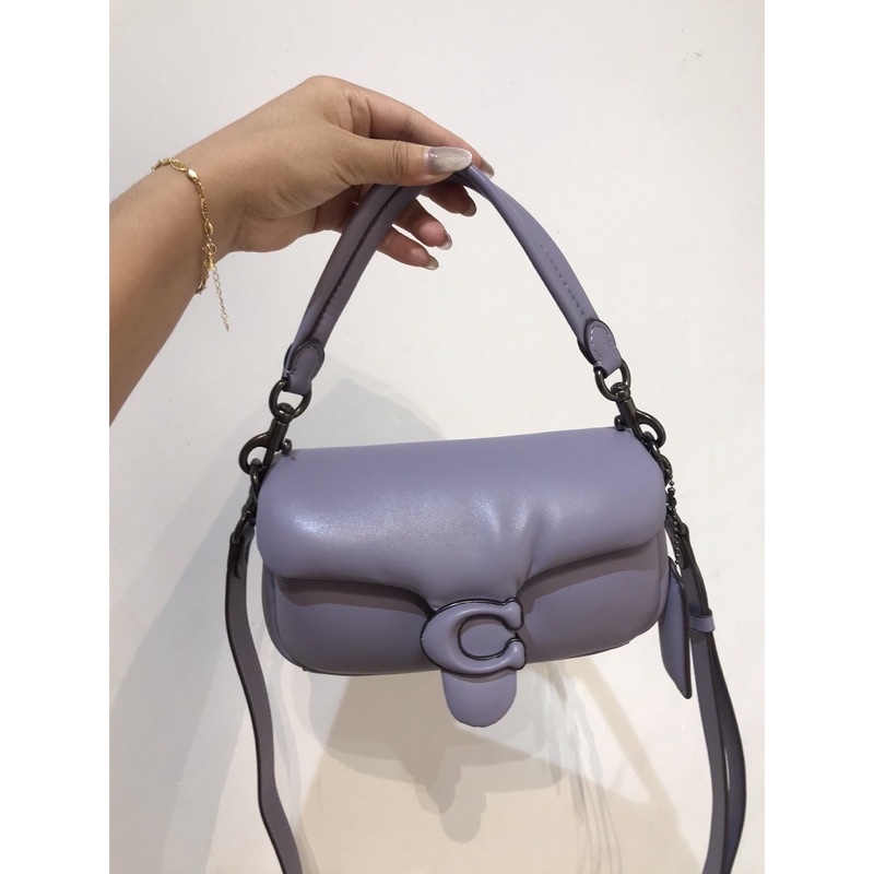 Coach Tabby Pillow Mini 16cm PURPLE Slingbag - tas selempang wanita