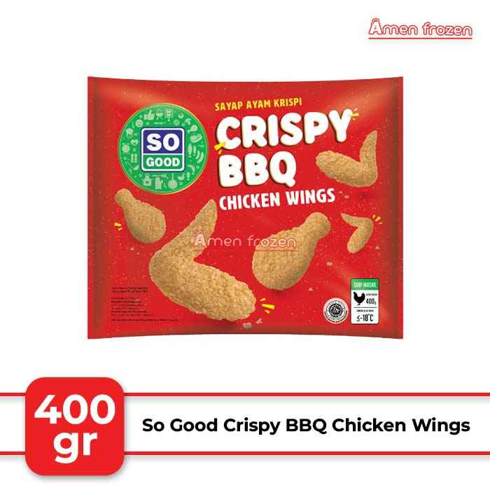 

SO GOOD CRISPY BBQ CHICKEN WINGS 400gr