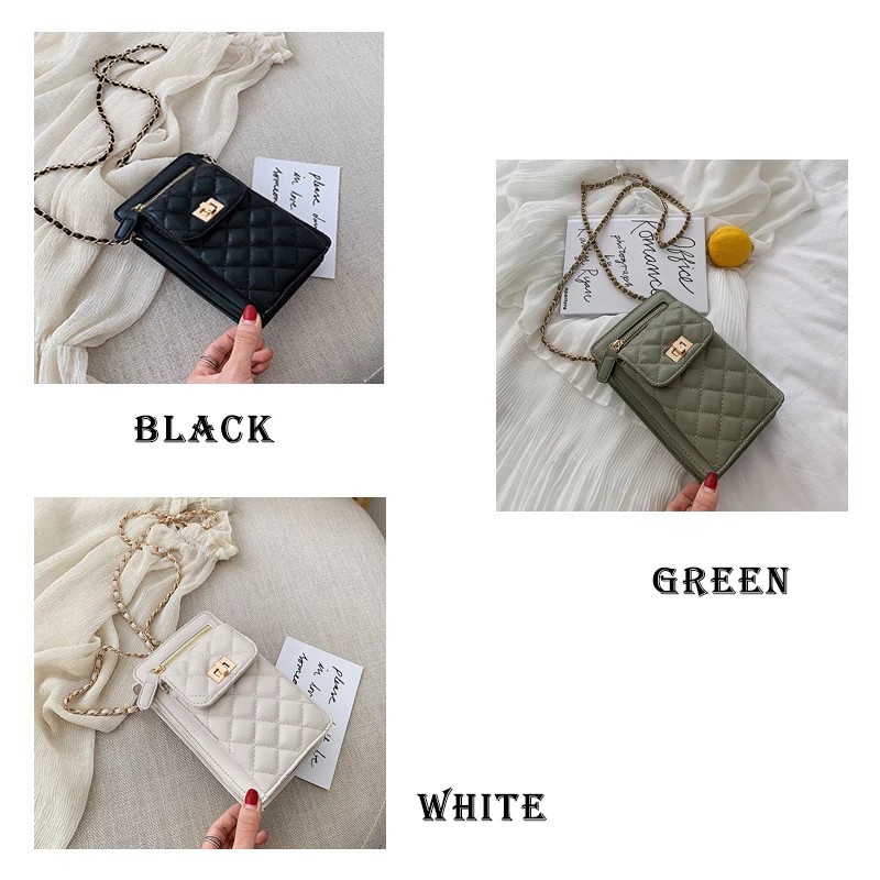 [LOKAL] DOMMO - D1505 Tas NAURA Tas handphone terbaru/tas selempang wanita