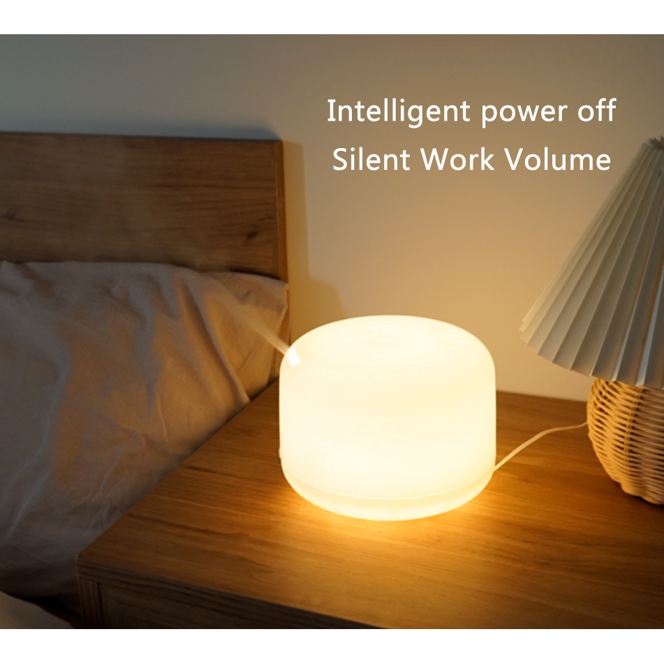 Bluetooth Humidifier SPEAKER Air Purifier Aromaterapi Ruangan Diffuser Difuser+Remote 500ml