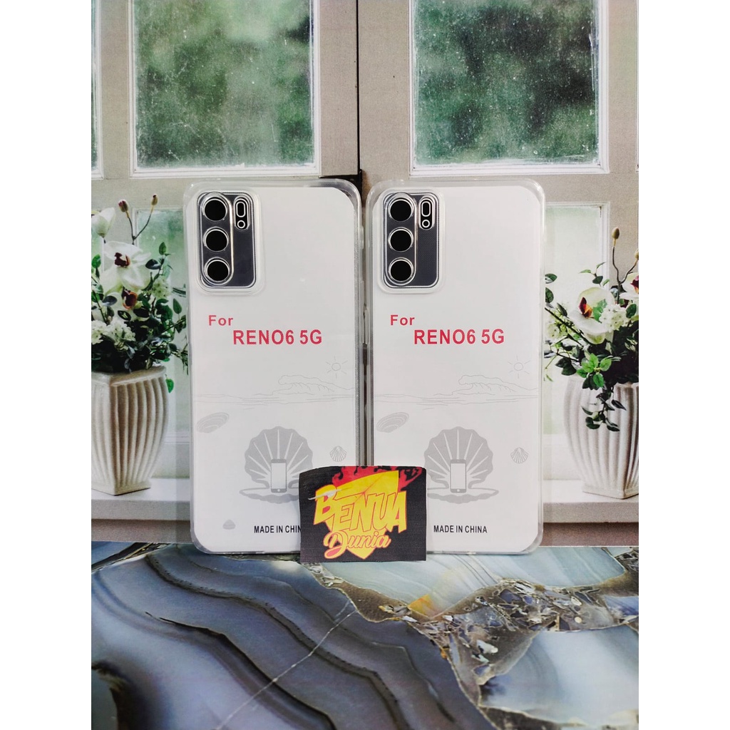 CASE OPPO RENO 6 4G ,OPPO RENO 6 5G SOFCASE CLEAR HD PREMIUM RENO 6 4G ,RENO 6 5G - BENUA DUNIA