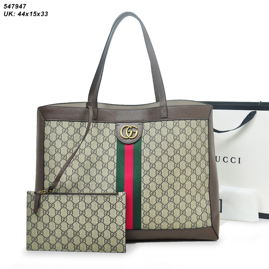 TAS GUCCI OPHIDIA GG TOTE 547947 TAS FASHION WANITA TAS CANTIK TAS SELEMPANG TAS SANDANG TAS FASHION