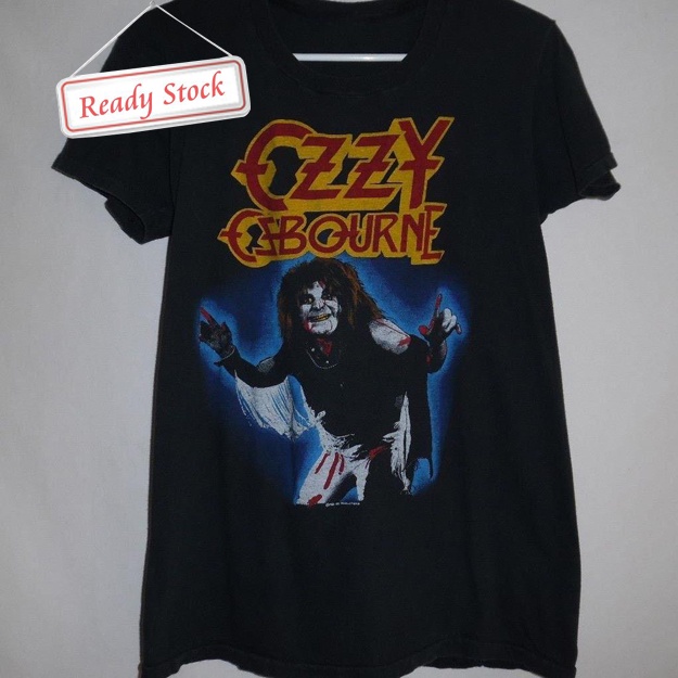 OZZY OSBOURNE 1981 Vintage Rock Band Concert Tshirt