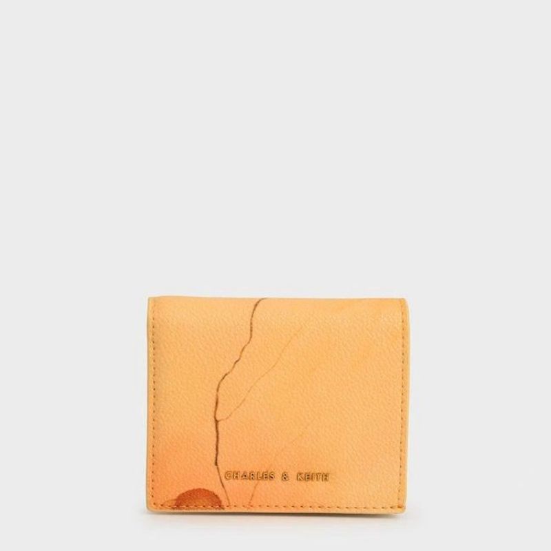 12.12 SALE  | CK Front Flap Watercolour-Print Small Wallet