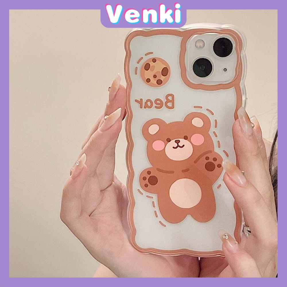 iPhone Case Silicone Soft Case Clear Case Airbag Shockproof Camera Cover Protection Bear Cute Compatible For iPhone 11 iPhone 13 Pro Max iPhone 12 Pro Max iPhone 7 Plus iPhone xr