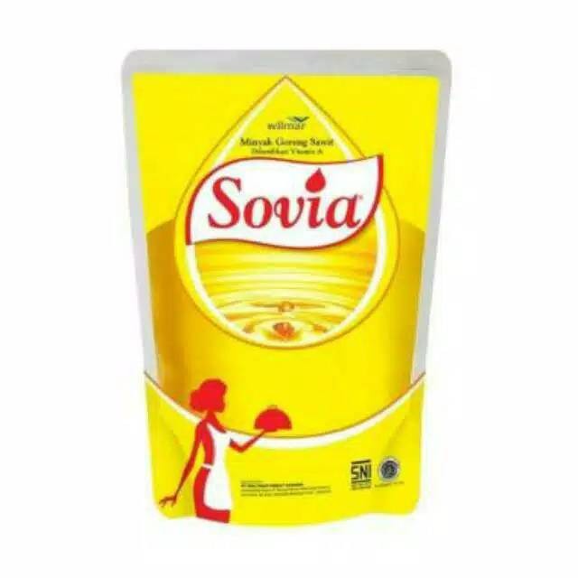

Minyak Goreng Refill Pouch Merk SOVIA 2 liter INSTAN SAMEDAY