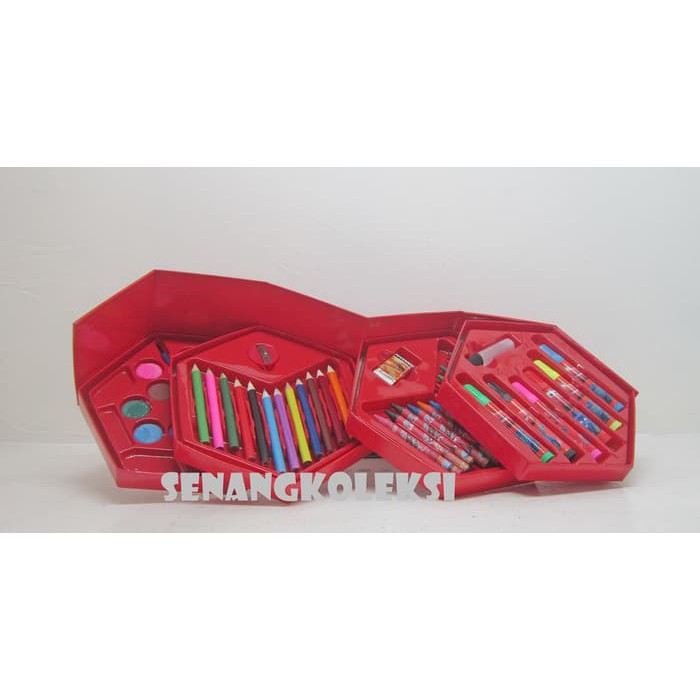 

me157 Crayon Set 46 Pieces Karakter Cars Crayon Set 46 Pieces Karakter