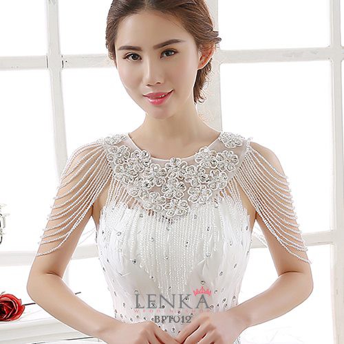 (READY STOCK) AKSESORIS WEDDING BOLERO PESTA CRYSTAL WANITA MODERN BPT012