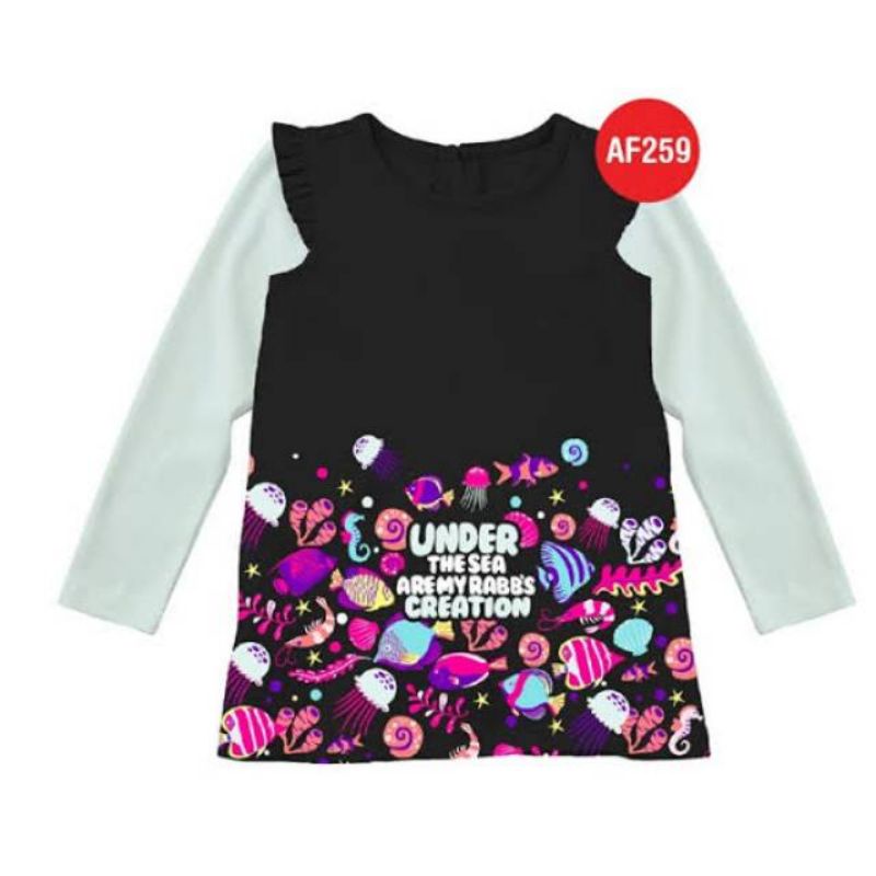 Tunik anak kaos AFRAKIDS TUNIK AF273 AF277 AF255 AF259 AF301 AF291