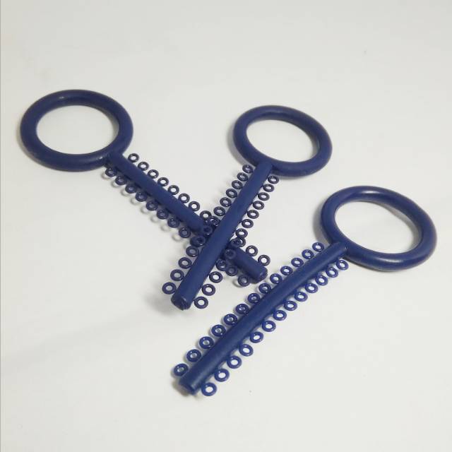 Karet behel Power O America orthodontic biru Dongker