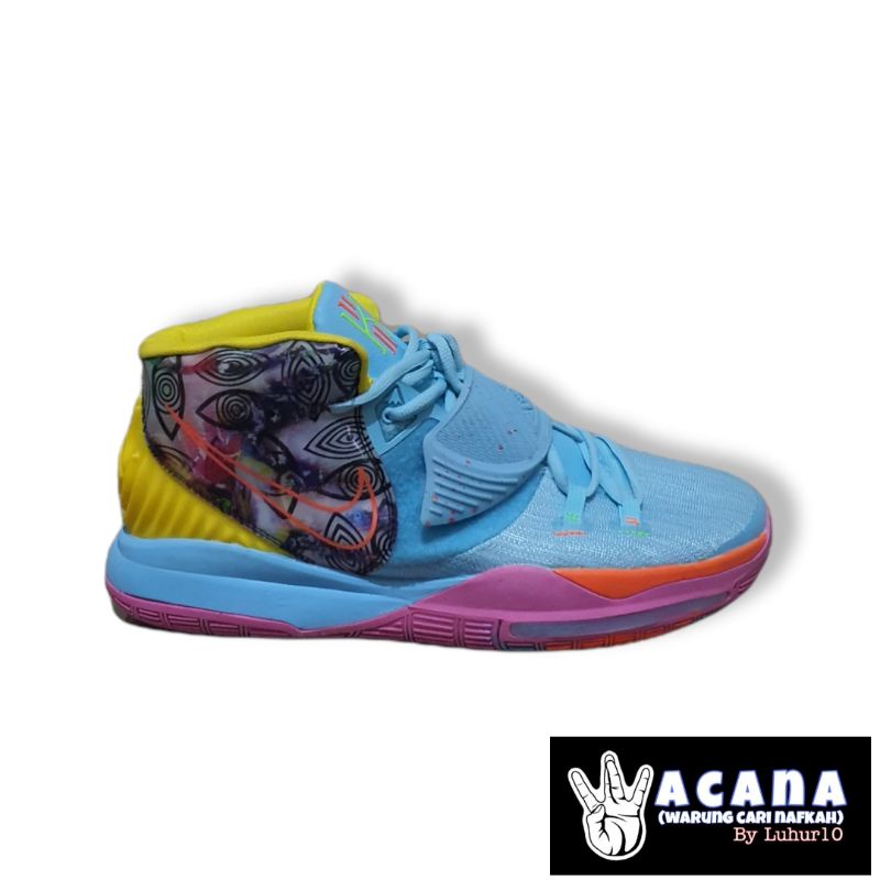 Sepatu Basket Nike Kyrie 6 Pre-Heat Miami | Man | UK 44,5 Insole 28,5 [Second Like New]