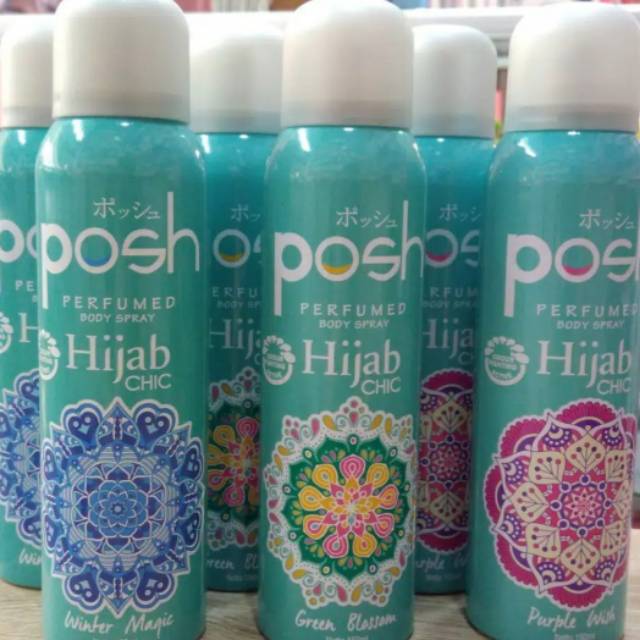 Posh Perfumed Body Spray Hijab Chic 150 Ml Shopee Indonesia