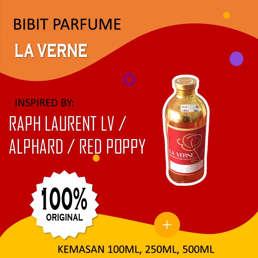 Bibit Parfum LAVERNE RAPH LAURENT LV Searah dengan ALPHARD LV / RED POPPY