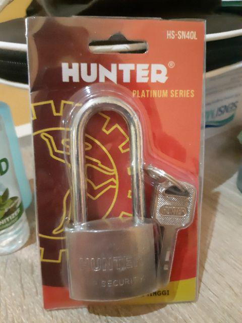 Gembok Chrome Hunter 40 Mm Panjang