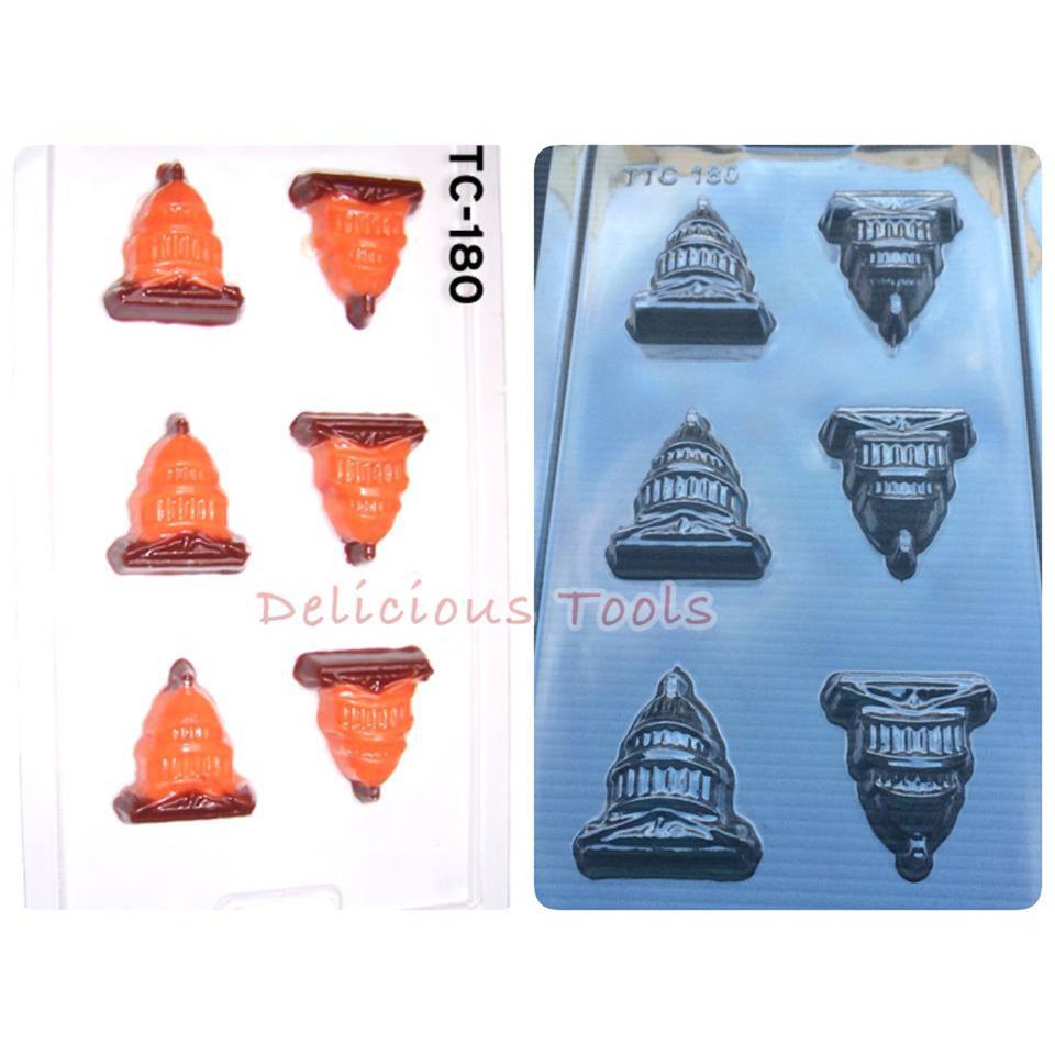 TTC180 Kubah cetakan jelly puding coklat kue ulang tahun