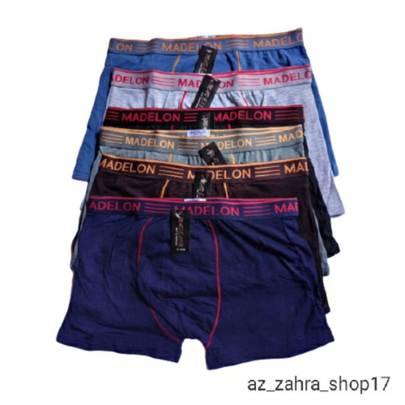 1kotak isi 3pc Celana dalam Boxer Briefs Madelon 8880/8888