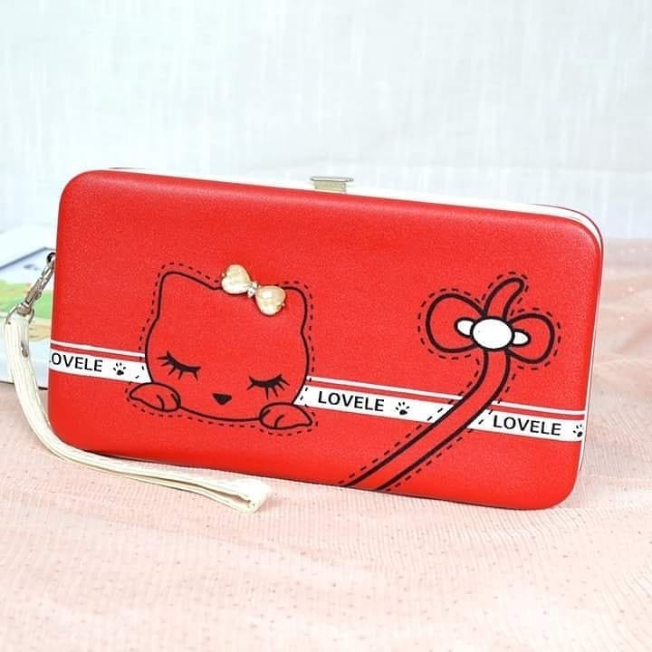 Dompet Box Variasi Bandana Tails Hello Kitty Wanita Import 1517-9