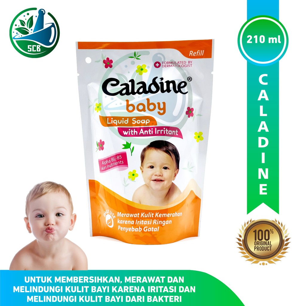 Caladine Baby Liquid Soap Refill 210 ml / Sabun Cair Caladine Baby Liquid Soap Refill