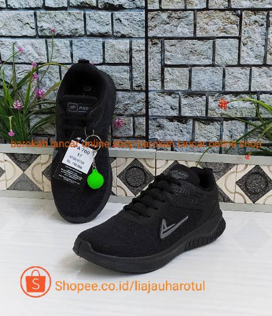 SEPATU SEKOLAH HITAM PRO ATT PA ORIGINAL SIZE 35-42