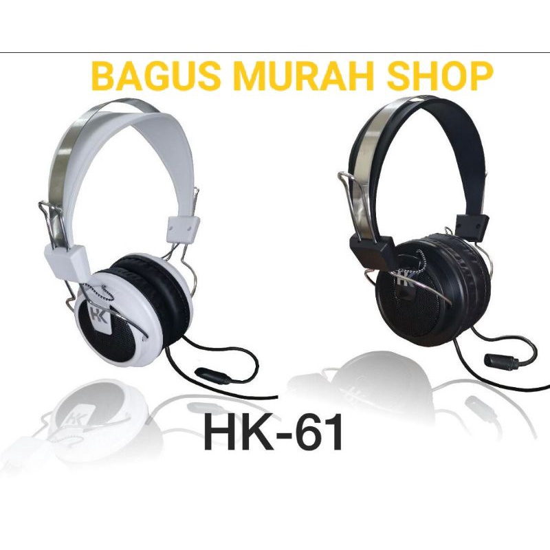 EARPHONE HK DJ GAMING HEADSET GAMING DJ + MICROPHONE SUPER BASS Hi-Res AUDIO EXTREME BASS