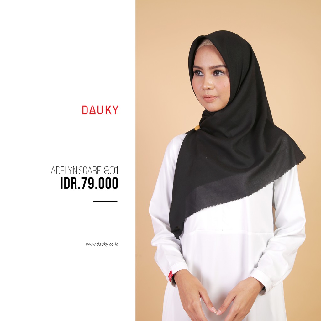 ADELYNA SCARF DAUKY / SCARFT POLOS DAUKY / SEGIEMPAT PLOS DAUKY