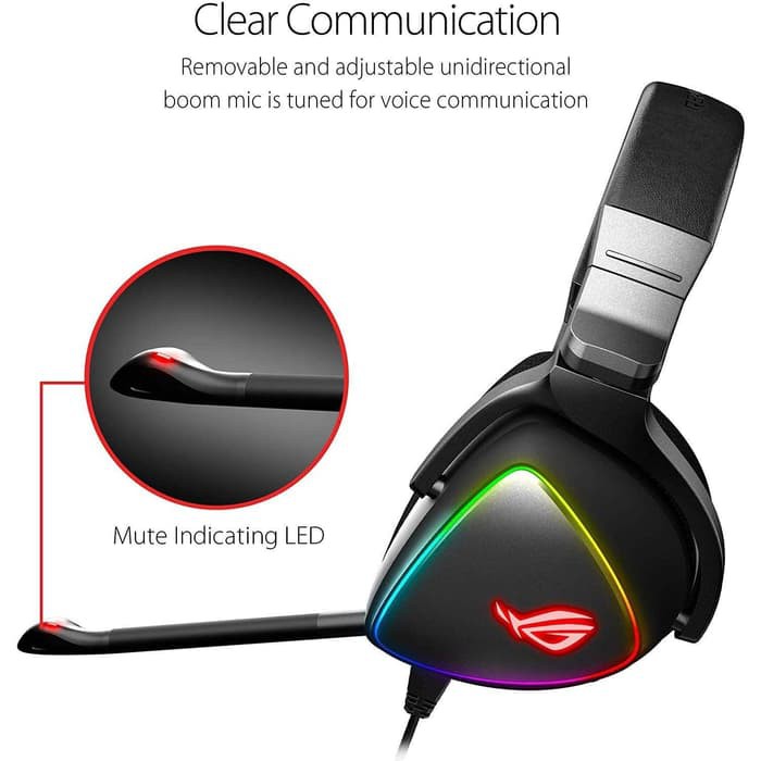 ASUS ROG Delta RGB Hi-Res ESS Quad DAC - Gaming Headset