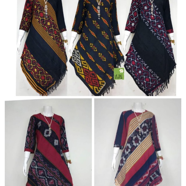 Tunik lancip tenun troso melinda