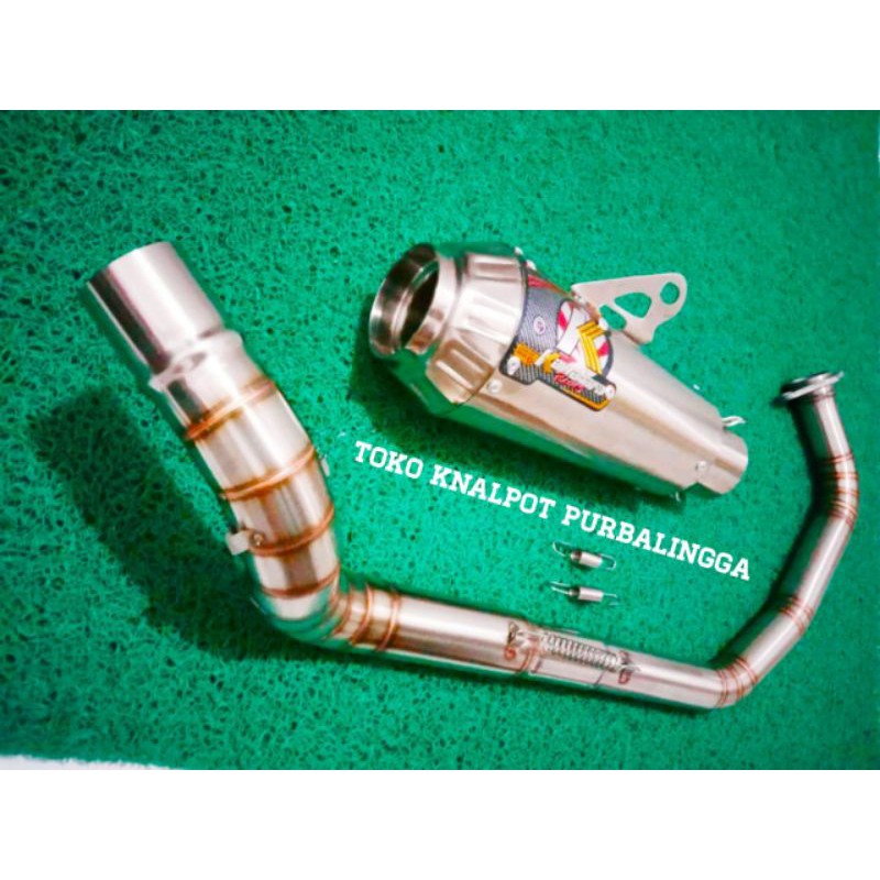 Knalpot racing motor wr 155 model kolong bawah / knalpot wr155r / knalpot wr155 / knalpot racing wr