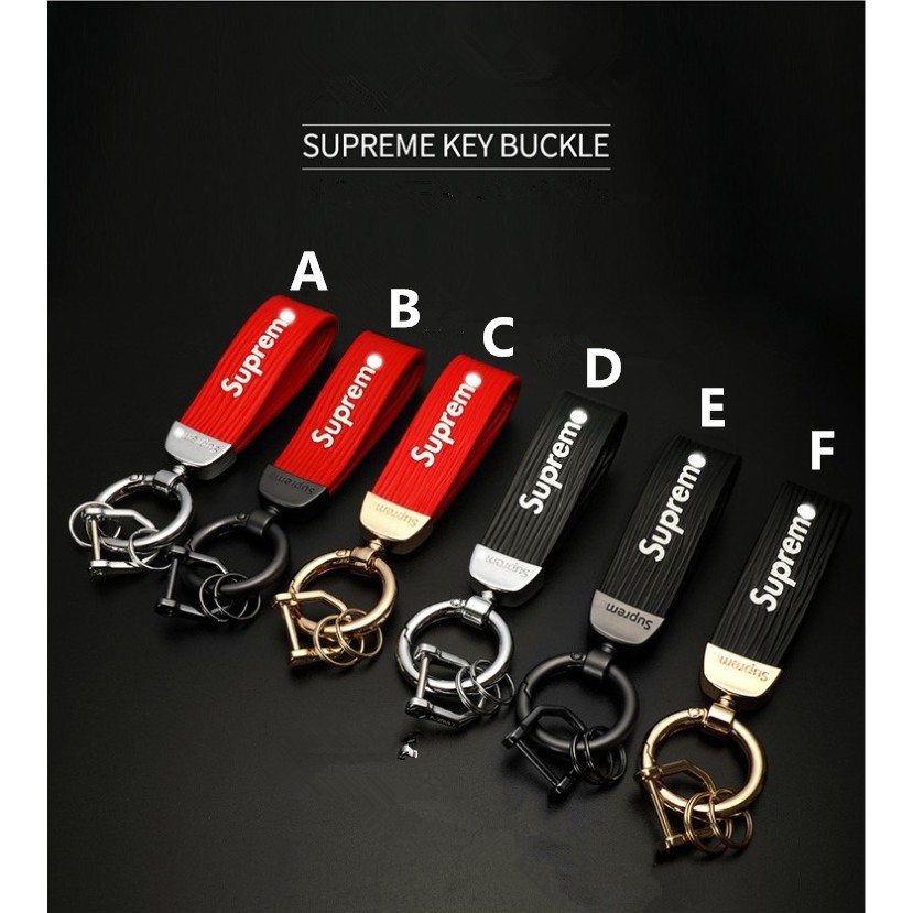 1 Pcs Tertinggi Keychain Kulit Pasang Merek Keychain Mobil Pasang Merek TERTINGGI Kunci Kreatif