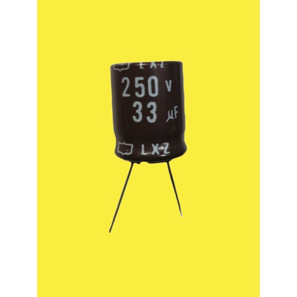 Capacitor Kapasitor Elco Elko 33uf 250v 33 uf 250 v