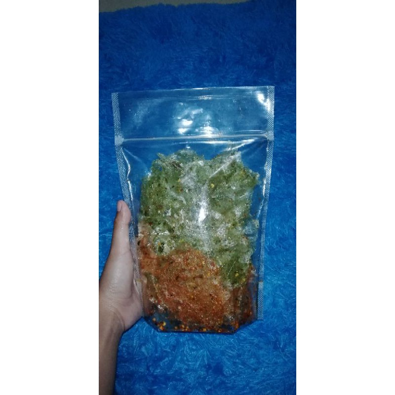 

KRIPIK KACA MIX (PEDAS&CABE IJO)