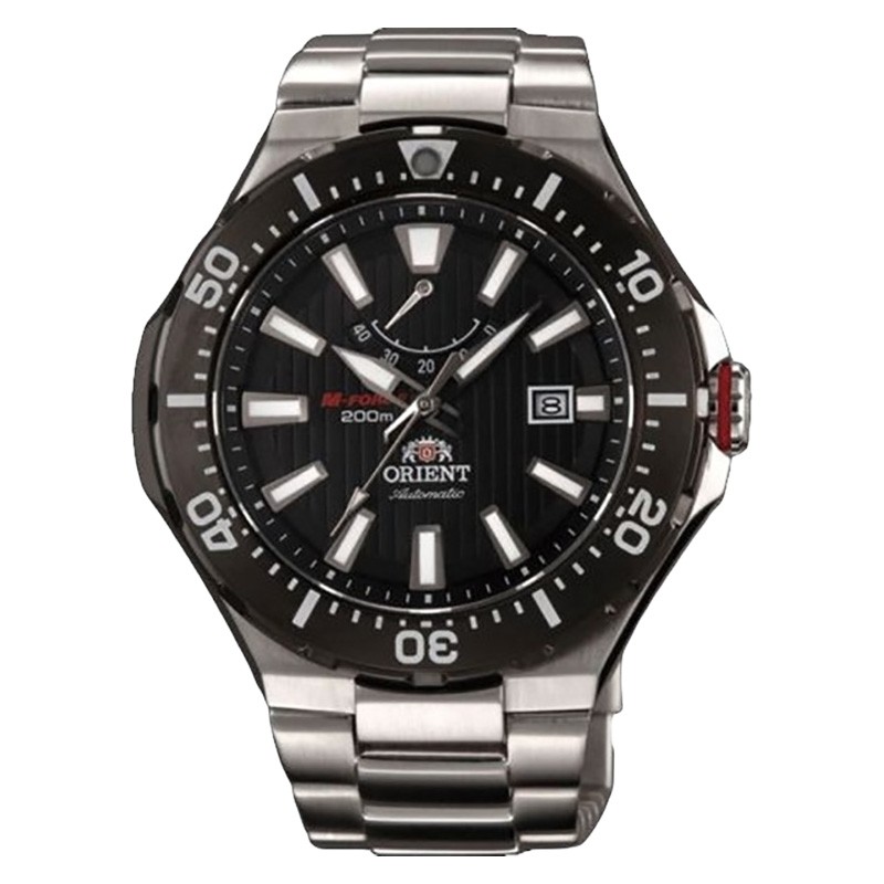 Jam Tangan Pria Orient M-Force Delta SEL07002B Automatic Diver 200M Stainless Steel