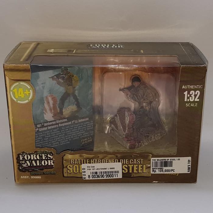 [mainan-hobi] Figur Forces of Valor Soldiers of Steel 1st Lieutenant Johnson