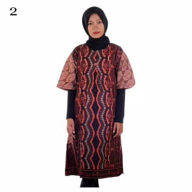 Dress batik wanita yuanita-tunik batik wanita