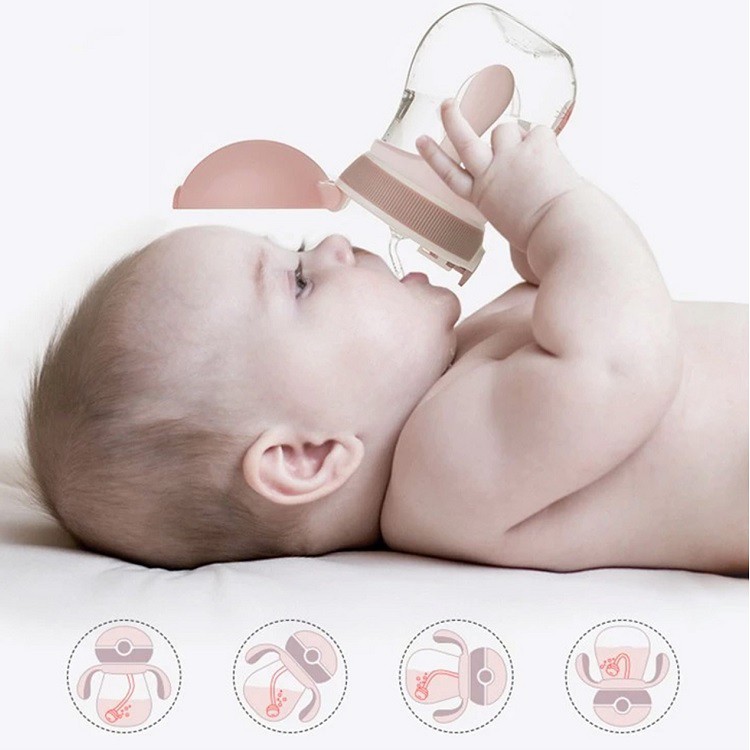 BabyQlo Baby Sippy Cup with Straw 360 Degree 260ml Botol Minum Sedotan 360 Derajat