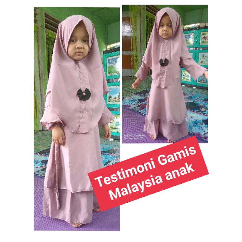 Gamis Malaysia Anak/ Gamis anak Melayu
