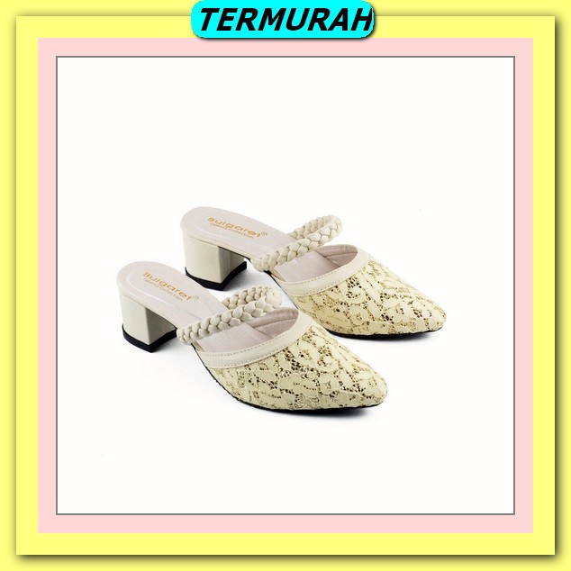 Sandal Hak High Heels Import Wanita Kaca Kokop Tali Belakang R 77 Hils Sendal Hels D4 53 Zara Highee