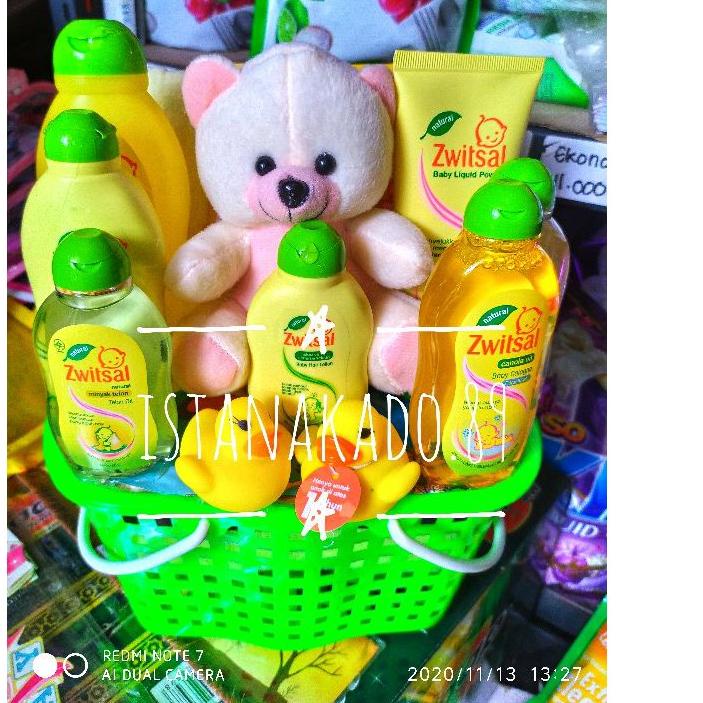 38KN READY PARCEL / KADO BAYI PERALATAN MANDI ZWITSAL Garansi Termurah