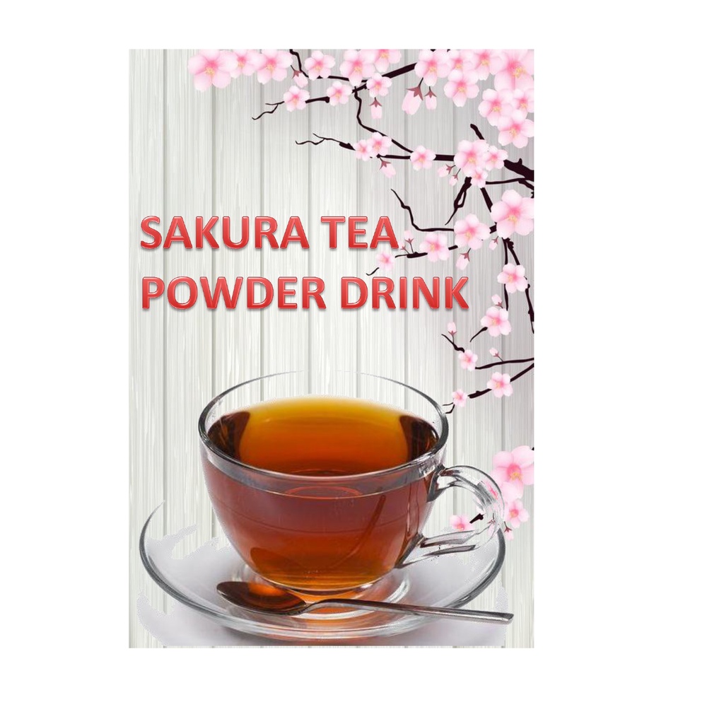 

SAKURA TEA Powder Drink Bubuk Minuman TEH AROMA BUNGA 1kg