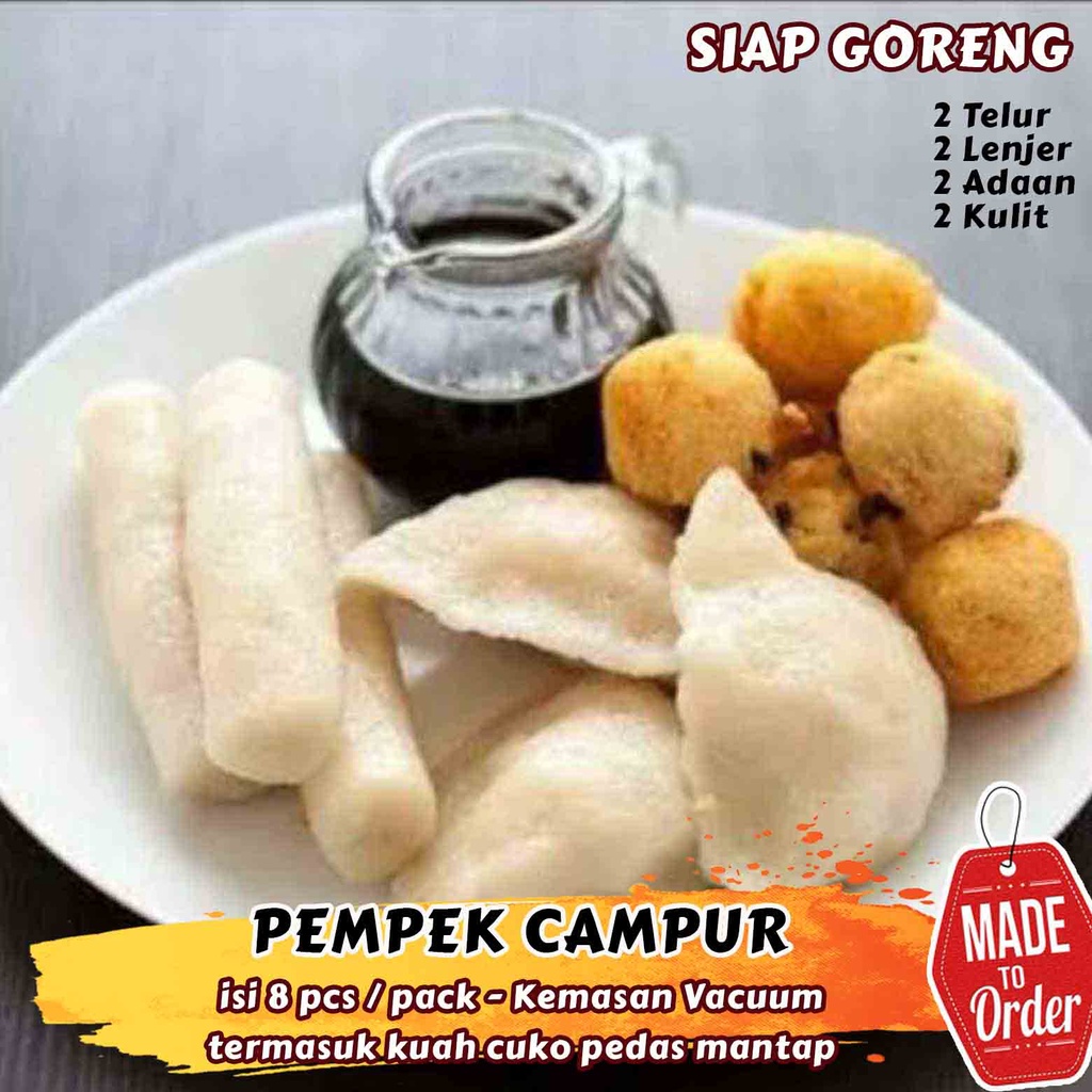 

PEMPEK CAMPUR - EKONOMIS PACK ISI 8 PCS