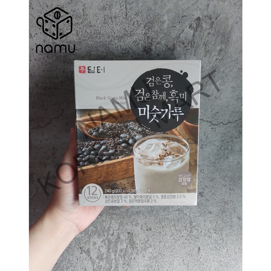 

Damtuh Black Grain Mix Powder 240gr - Minuman Sereal Serbuk Korea BOX
