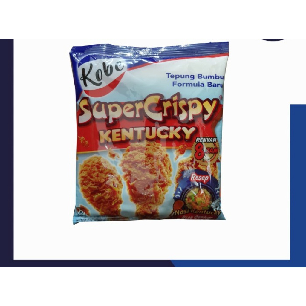 

Tepung Bumbu Kobe Supercrispy Kentucky 850 gram