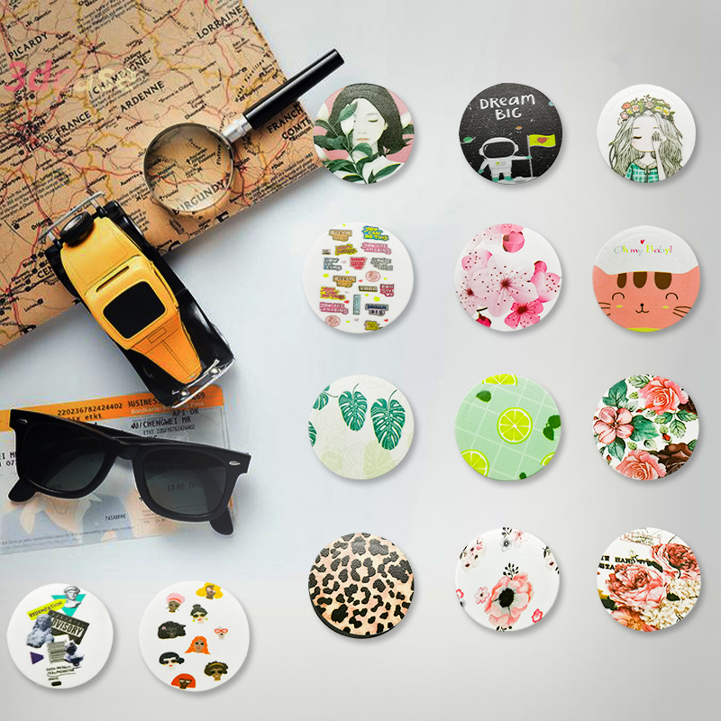 High Quality Popsocket Mobile Ring Green Plants Flowers Fruits Design untuk Mobile Phone Stand Holder