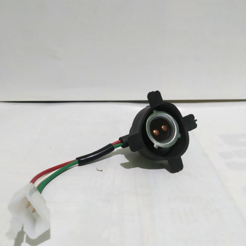 fiting soket lampu motor h6 universal 3 kabel