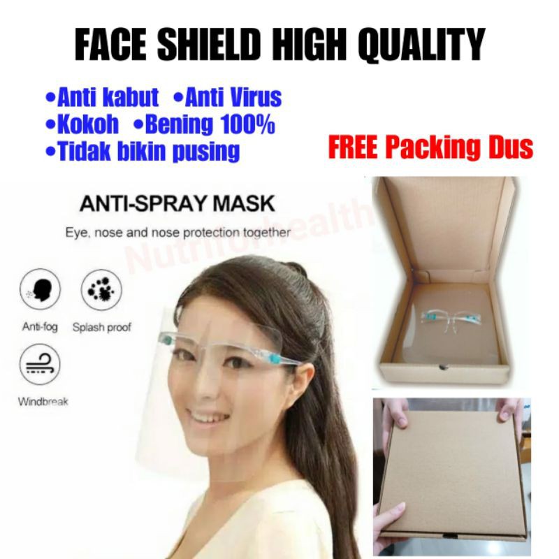 HIGH QUALITY FACESHIELD NAGITA FACE SHIELD