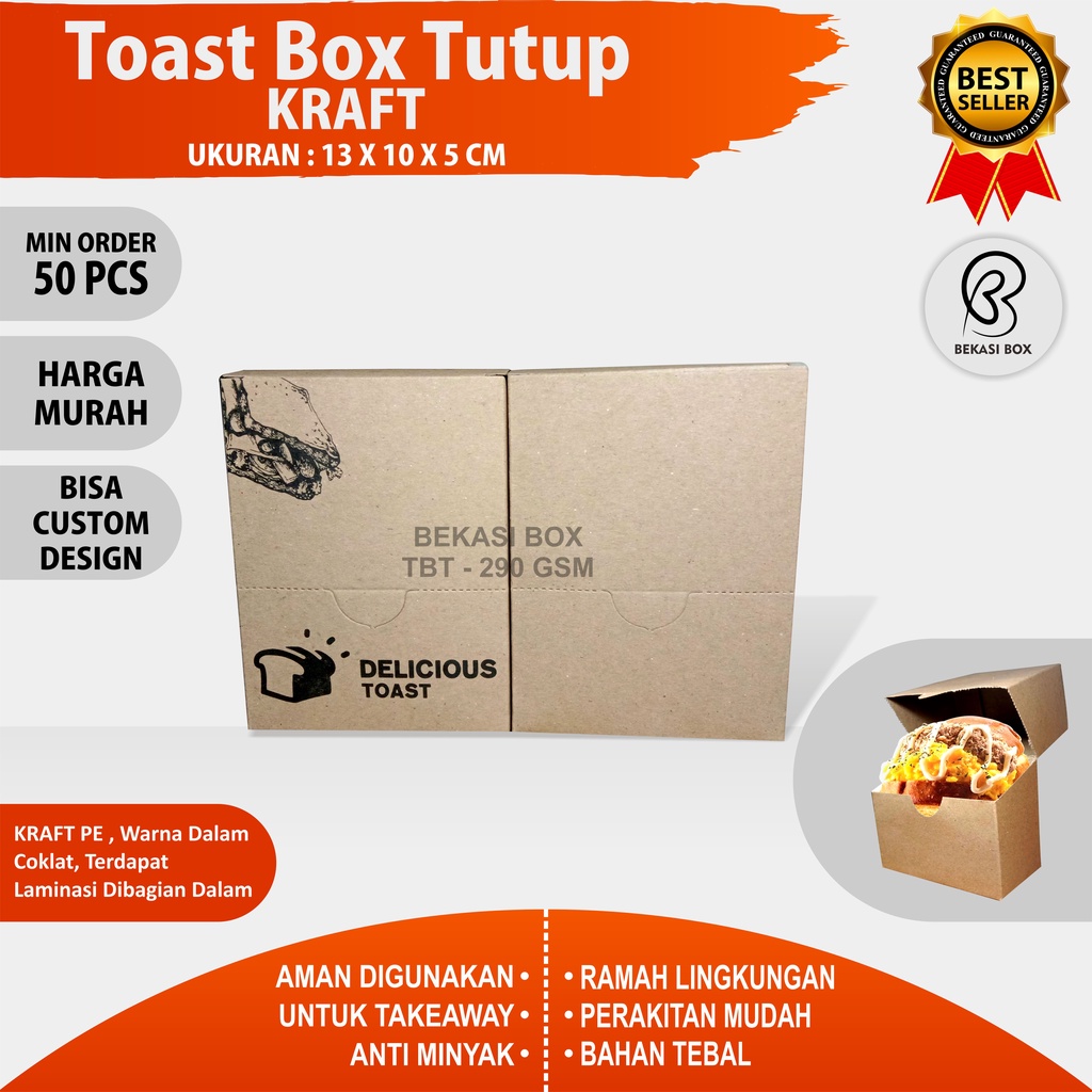 Toast Box Take Away / TOAST BOX TUTUP